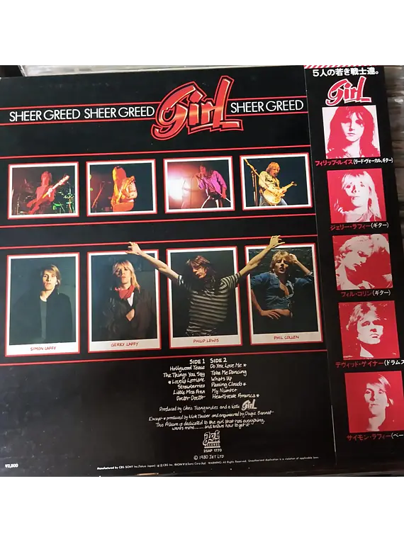 Girl (2) – Sheer Greed