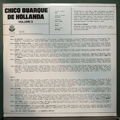 Chico Buarque De Hollanda – Chico Buarque De Hollanda Volume 3