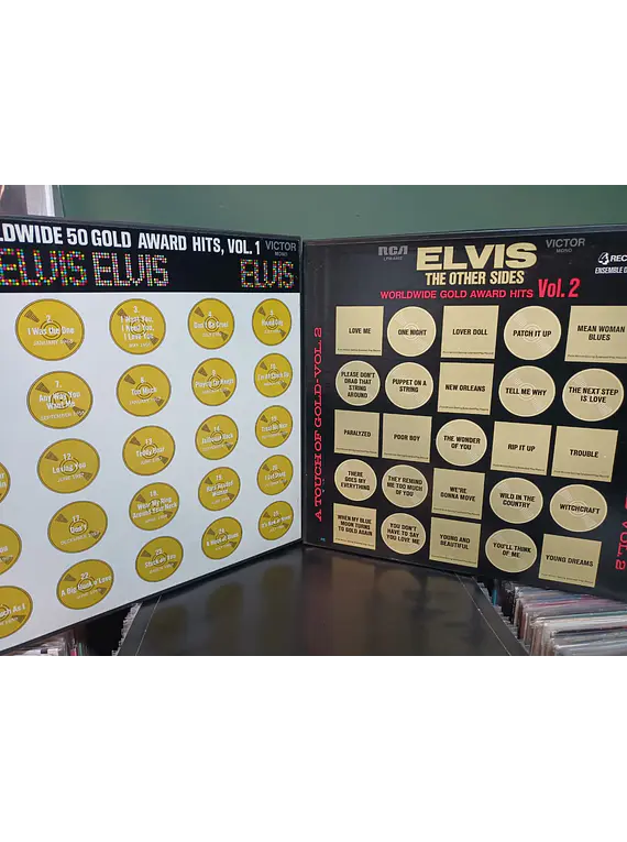 Elvis – Worldwide 50 Gold Award Hits, Vol. 1 y The Other Sides - Worldwide Gold Award Hits - Vol. 2