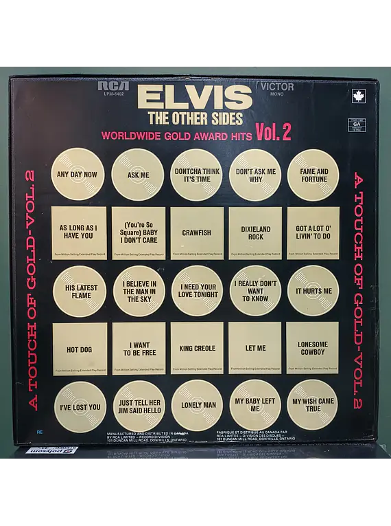 Elvis – Worldwide 50 Gold Award Hits, Vol. 1 y The Other Sides - Worldwide Gold Award Hits - Vol. 2