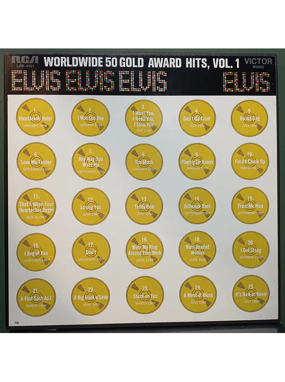 Elvis – Worldwide 50 Gold Award Hits, Vol. 1 y The Other Sides - Worldwide Gold Award Hits - Vol. 2