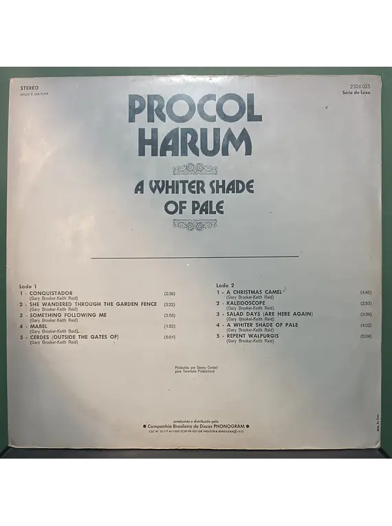 Procol Harum – A Whiter Shade Of Pale (Mono)