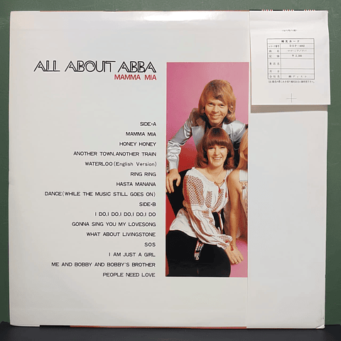 ABBA – All About ABBA / Mamma Mia (Ed. Japón)