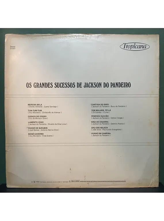 Jackson Do Pandeiro – Os Grandes Sucessos De Jackson Do Pandeiro