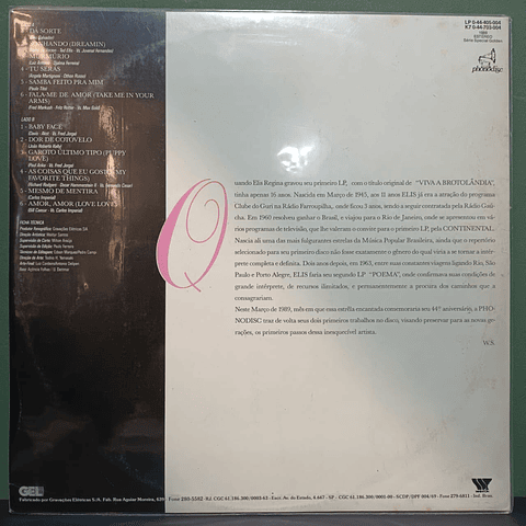 Elis Regina – 1961 Nasce Uma Estrela - 1º LP De Elis Regina