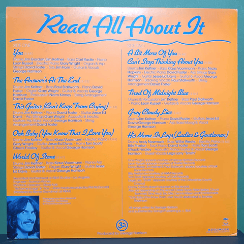 George Harrison – Extra Texture (Read All About It) (Ed. Japón)