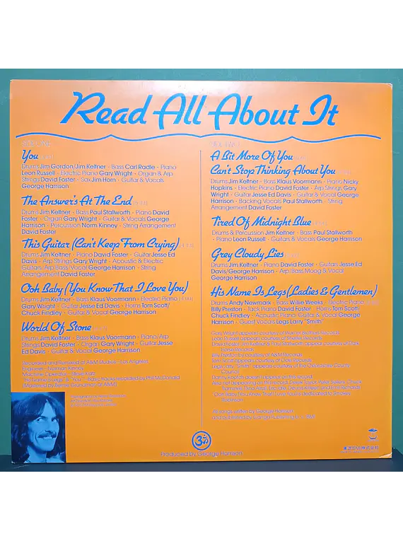 George Harrison – Extra Texture (Read All About It) (Ed. Japón)