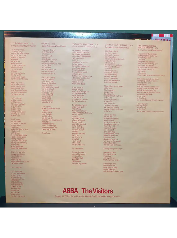 ABBA – The Visitors (Ed. Japón)