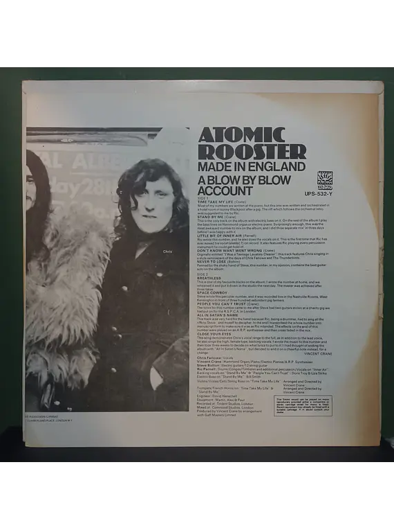 Atomic Rooster – Made In England (Ed. Japón)