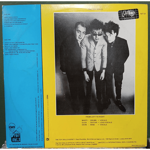 Toy Dolls – Bare Faced Cheek