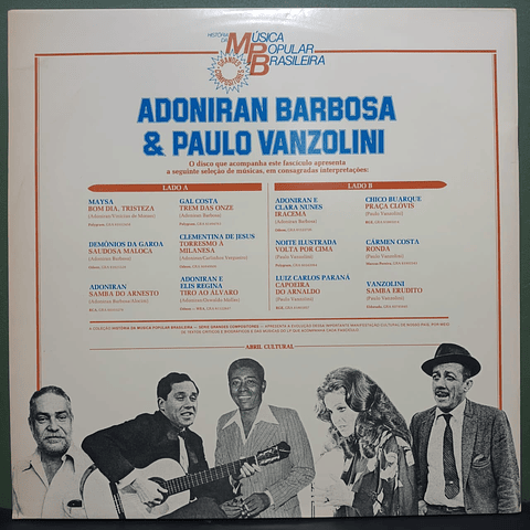 História Da Música Popular Brasileira - Adoniran & Vanzolini