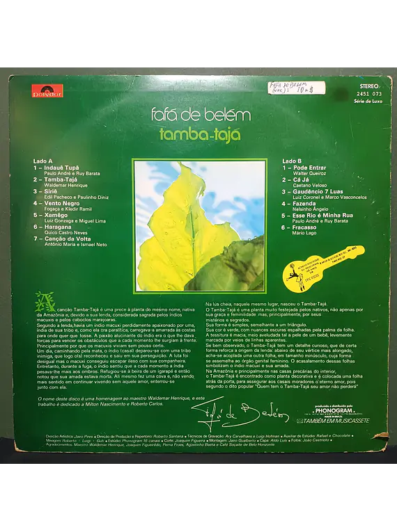 Fafá de Belém – Tamba-Tajá