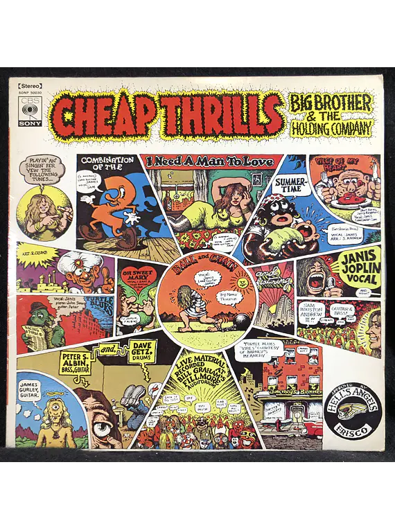 Janis Joplin Big Brother & The Holding Company ‎– Cheap Thrills (ed Japón)
