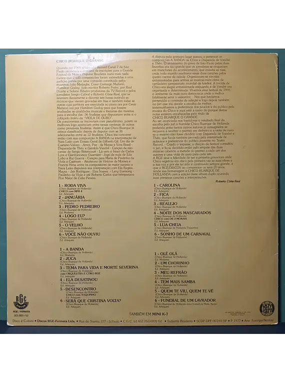 Chico Buarque De Hollanda – Chico Buarque De Hollanda