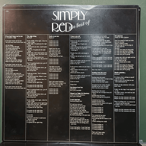 Simply Red – The Best Of Simply Red (Ed, exclusiva de Brasil)