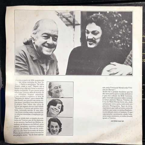Vinicius De Moraes – 10 Anos Sem Vinicius