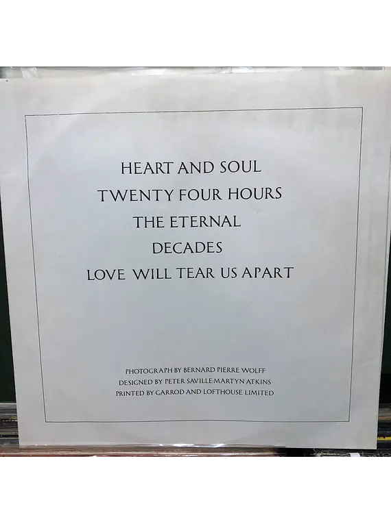 Joy Division – Closer (Ed con Bonus track)