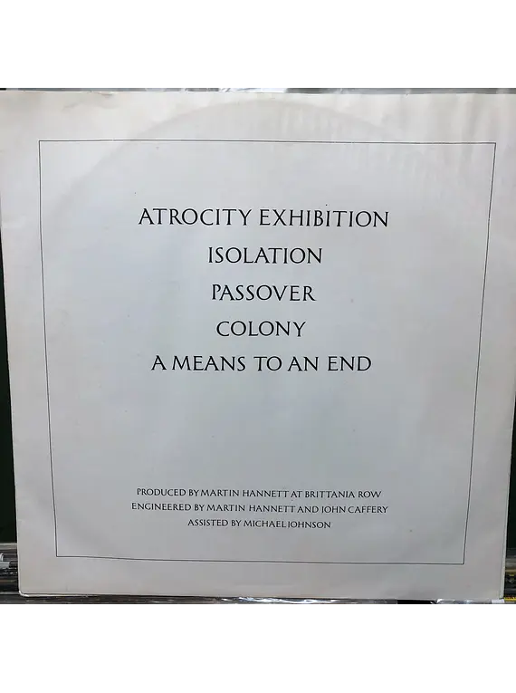 Joy Division – Closer (Ed con Bonus track)