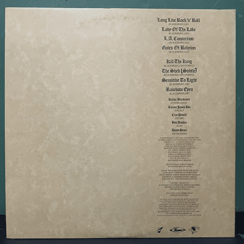 Rainbow – Long Live Rock 'N' Roll (Ed. Japón)