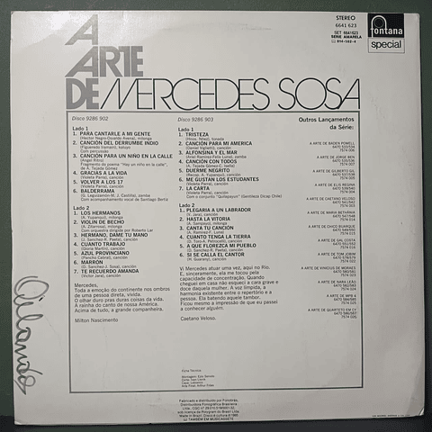 Mercedes Sosa – A Arte De Mercedes Sosa