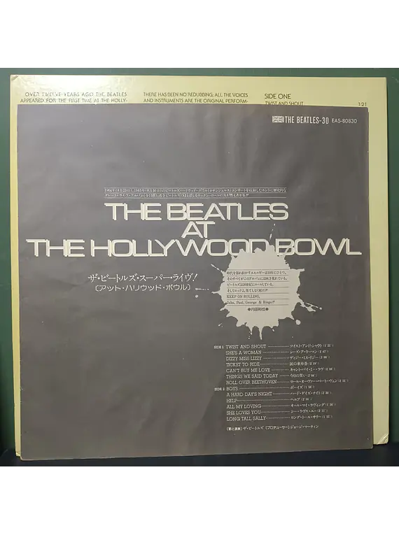 Beatles, The – The Beatles At The Hollywood Bowl (Ed. Japón)