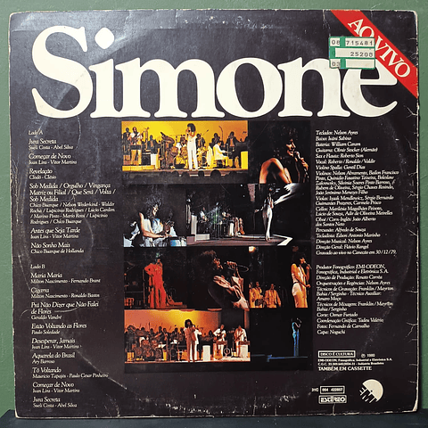 Simone (3) – Simone Ao Vivo (Show Gravado no Canecão em 30-12-79)