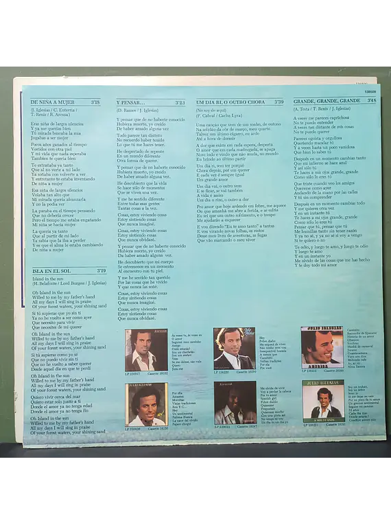 Julio Iglesias – De Niña A Mujer