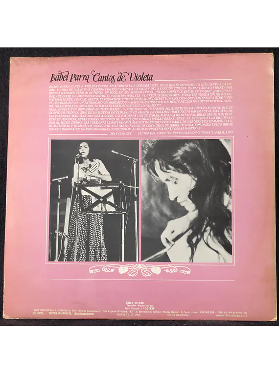 Isabel Parra – Cantos De Violeta