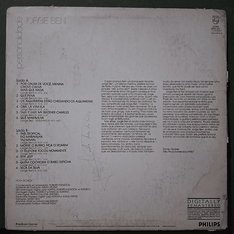 Jorge Ben – Personalidade