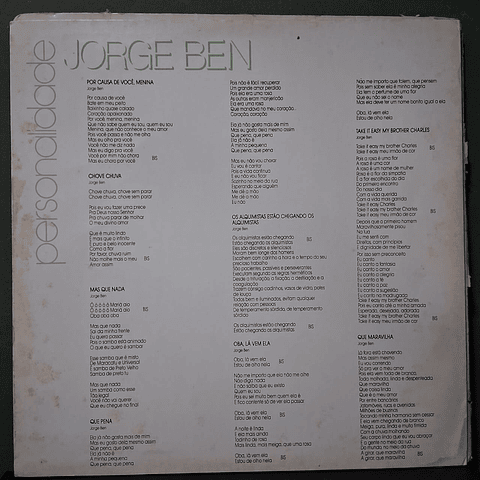 Jorge Ben – Personalidade