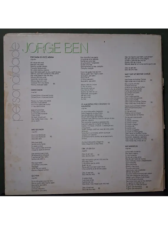 Jorge Ben – Personalidade