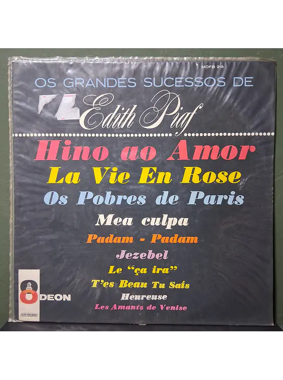 Edith Piaf – Os Grandes Sucessos De Edith Piaf