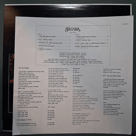 Santana – Santana (Ed. Japón)