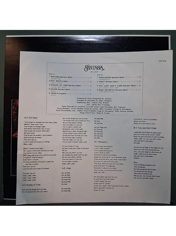 Santana – Santana (Ed. Japón)