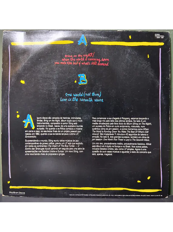 Sting – Bring On The Night