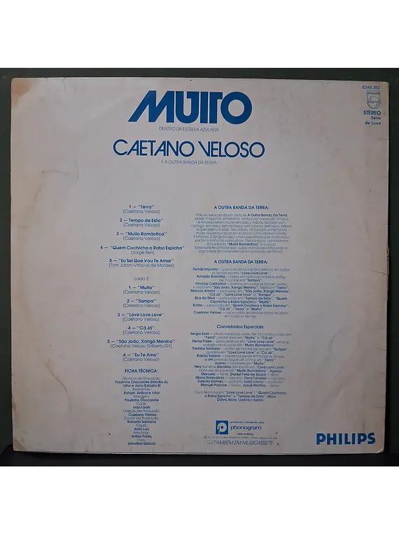 Caetano Veloso & A Outra Banda Da Terra – Muito (Dentro Da Estrela Azulada)