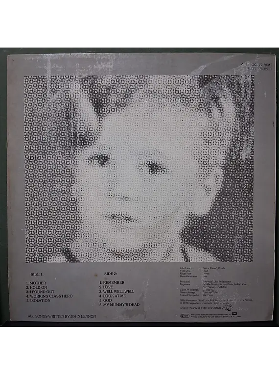 John Lennon / Plastic Ono Band – John Lennon / Plastic Ono Band