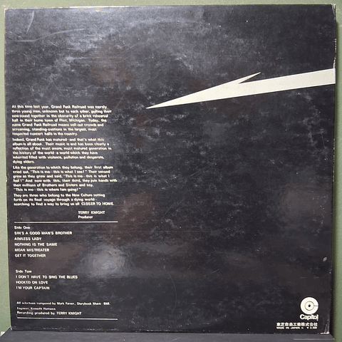 Grand Funk Railroad – Closer To Home (Ed. Japón)