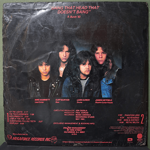 Metallica – Kill 'Em All