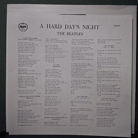 Beatles, The – A Hard Day's Night (Ed. Japón)