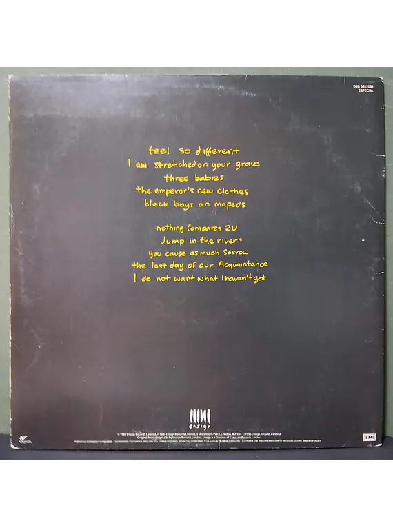 Sinéad O'Connor – I Do Not Want What I Haven't Got