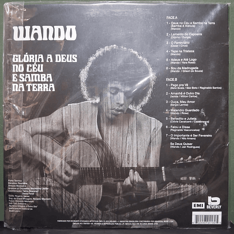 Wando – Glória A Deus No Céu E Samba Na Terra