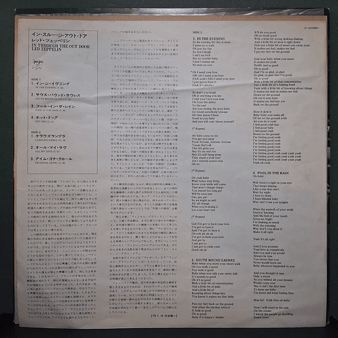 Led Zeppelin – In Through The Out Door (Ed. Japón)