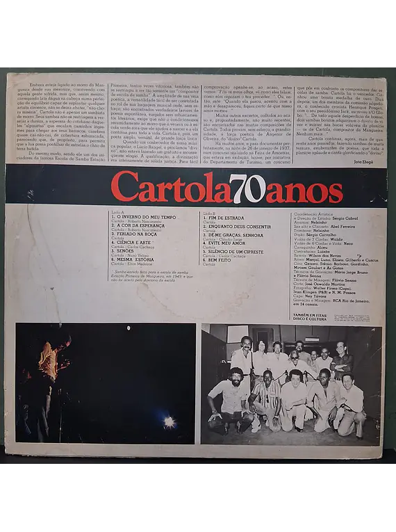 Cartola – Cartola 70 Anos