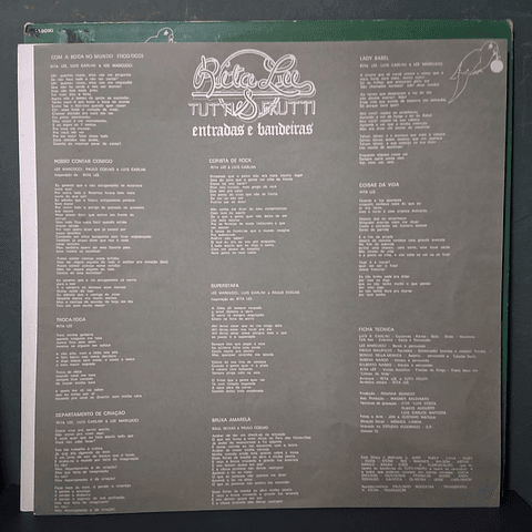 Rita Lee & Tutti Frutti (3) – Entradas E Bandeiras