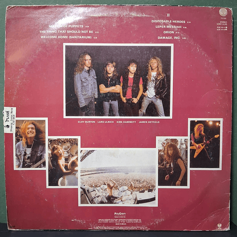 Metallica – Master Of Puppets