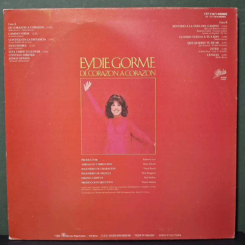 Eydie Gormé – De Corazón A Corazón
