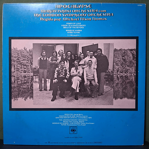 Mahavishnu Orchestra With The London Symphony Orchestra, Michael Tilson Thomas – Apocalypse