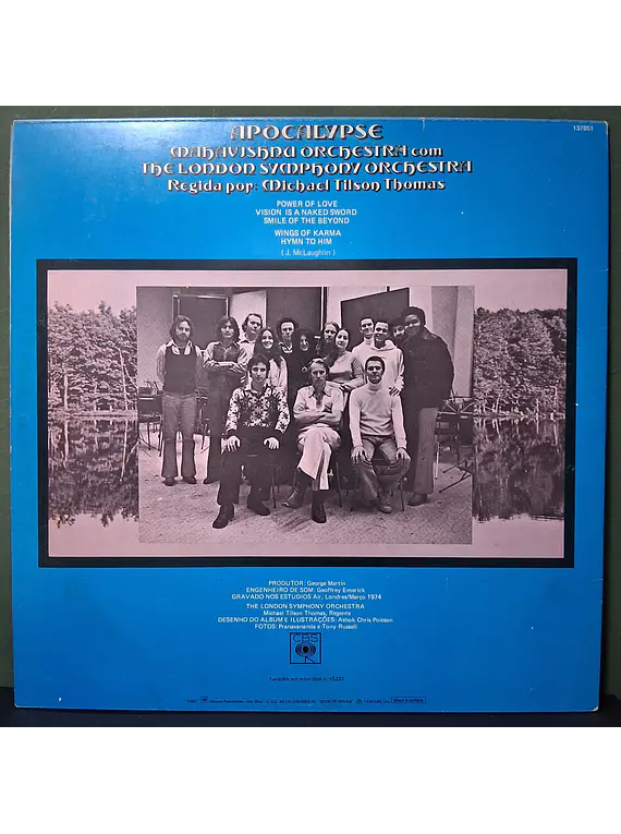Mahavishnu Orchestra With The London Symphony Orchestra, Michael Tilson Thomas – Apocalypse