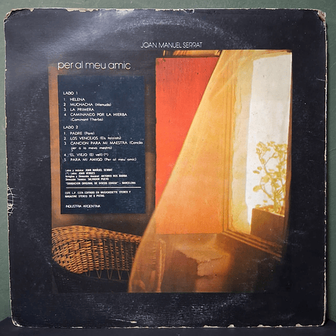 Joan Manuel Serrat – Para Mi Amigo (Per Al Meu Amic)